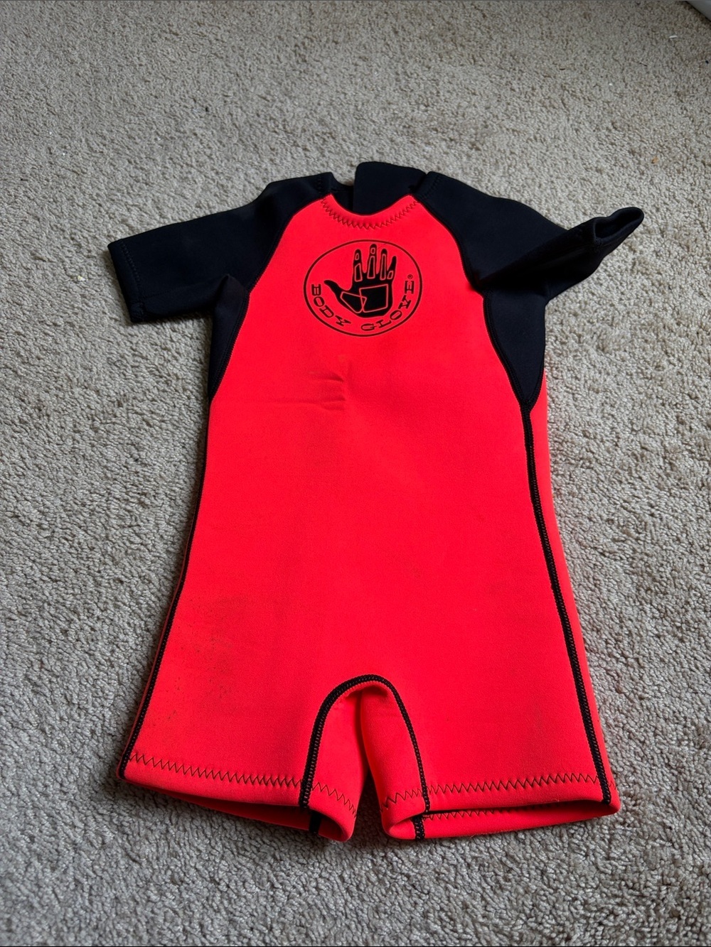 Body Glove Children's Wetsuit Size C1 Orange Black